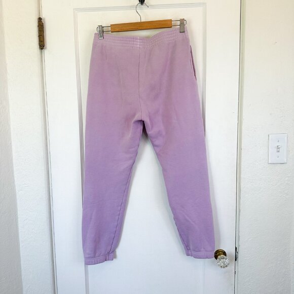 TNA | Aritzia Sweatfleece Cozy Fleece Perfect Fit Sweatpant Joggers Lilac Purple - Picture 3 of 5